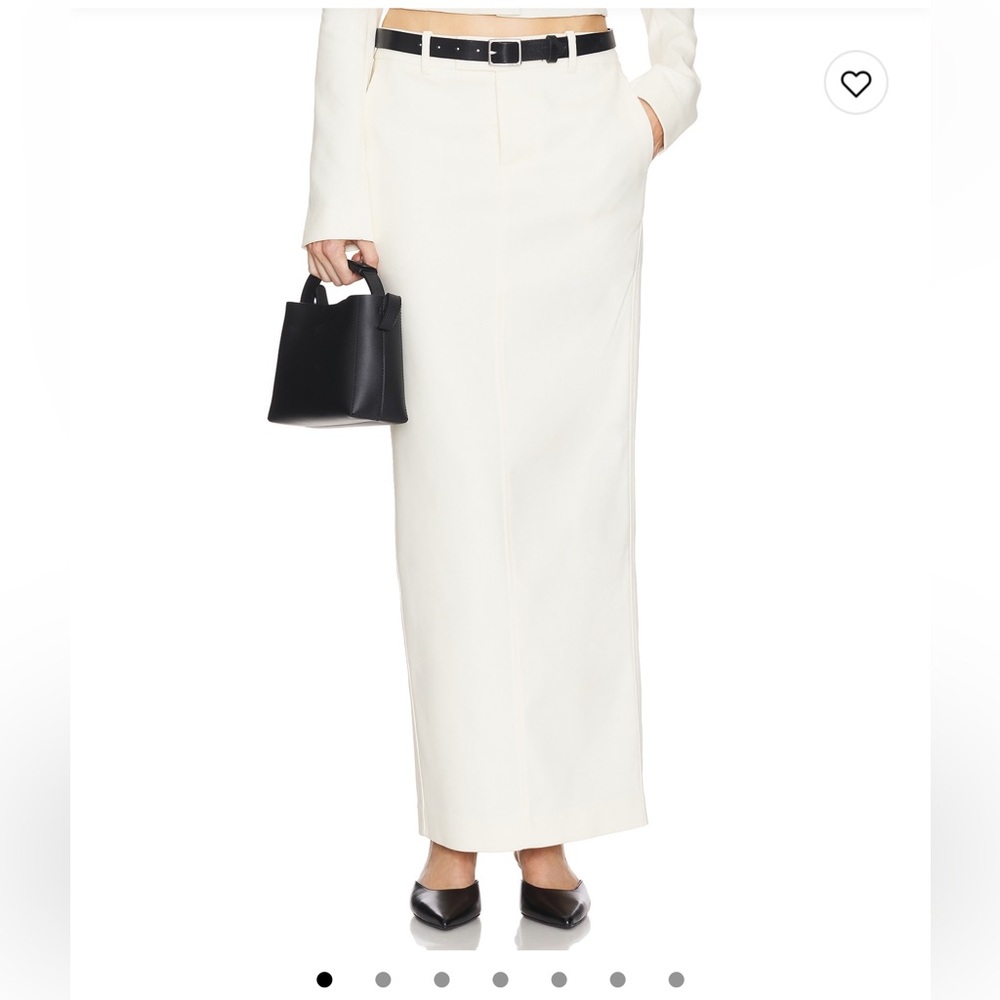The Long Trouser Skirt in Cream
Helsa size xs